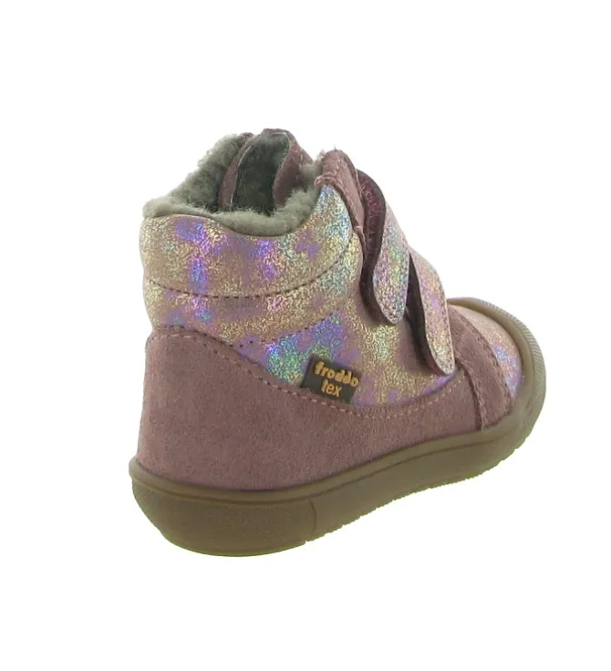 apres ski bottes fourrees - Bottes fourrées - bebe fille - Cuir - Rose - Froddo