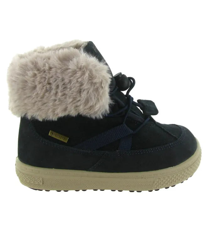 apres ski bottes fourrees - Bottes fourrées - bebe fille - Nubuck - Bleu Marine - Primigi