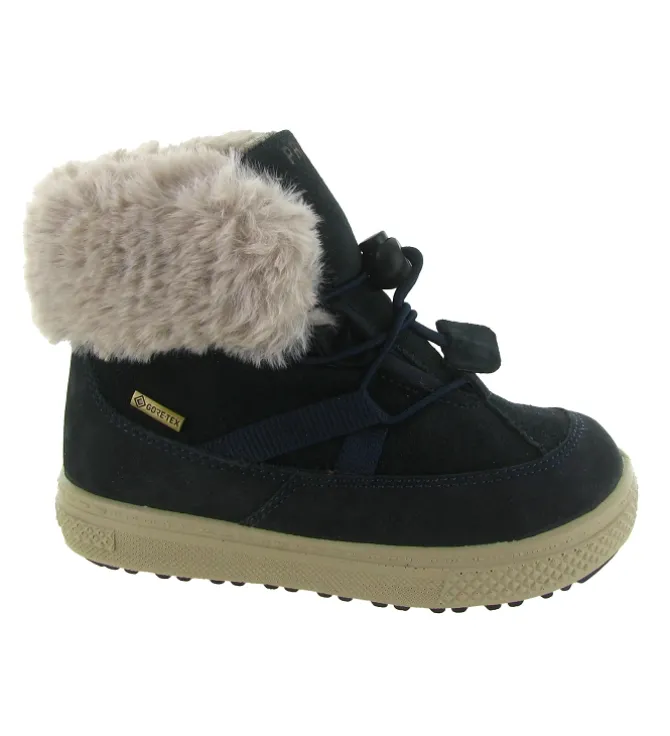 apres ski bottes fourrees - Bottes fourrées - bebe fille - Nubuck - Bleu Marine - Primigi