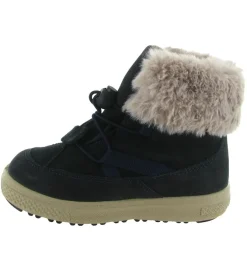 apres ski bottes fourrees - Bottes fourrées - bebe fille - Nubuck - Bleu Marine - Primigi