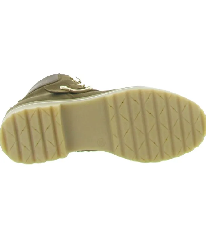 apres ski bottes fourrees - Botte de neige - femme - Cuir - Marron - La thuile