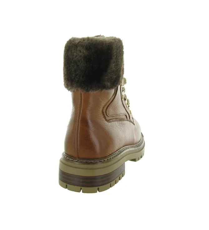 apres ski bottes fourrees - Botte de neige - femme - Cuir - Marron - Regarde le ciel...
