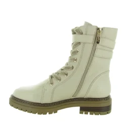 apres ski bottes fourrees - Botte de neige - femme - Cuir - Blanc - Regarde le ciel...