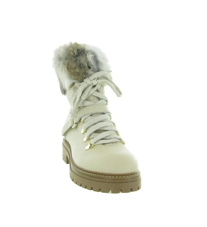 apres ski bottes fourrees - Bottine chaude - femme - Cuir - Beige - Armando