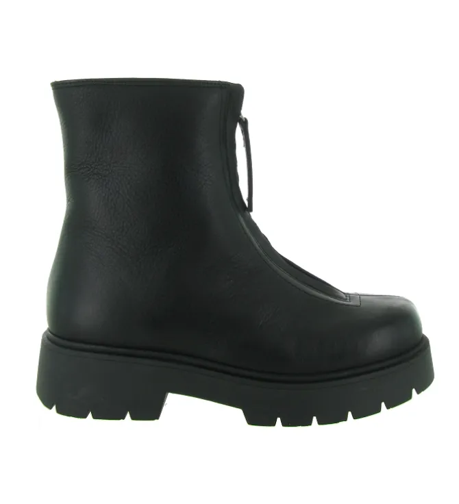 apres ski bottes fourrees - Botte de neige - femme - Cuir - Noir - Armando