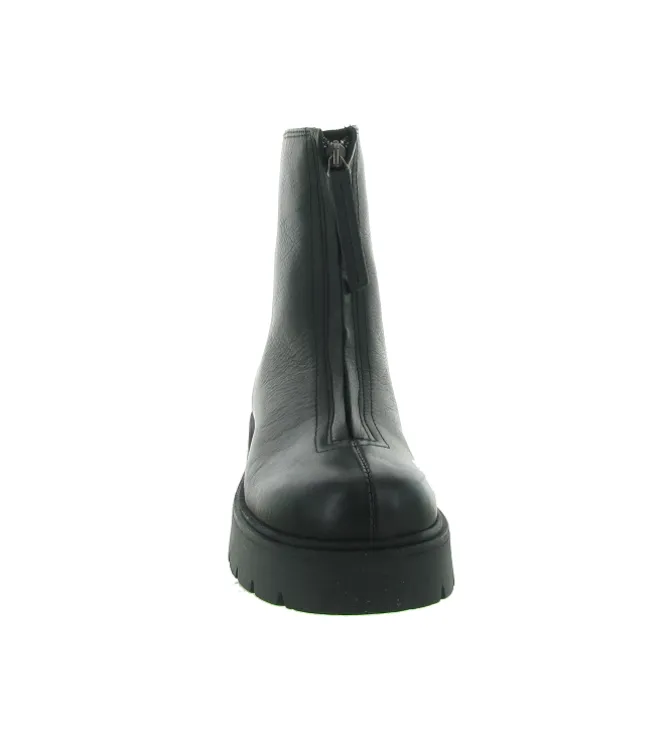 apres ski bottes fourrees - Botte de neige - femme - Cuir - Noir - Armando