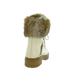 apres ski bottes fourrees - Bottine chaude - femme - Cuir - Beige - Armando
