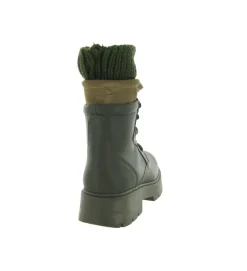 apres ski bottes fourrees - Botte de neige - femme - Cuir - Kaki - Armando