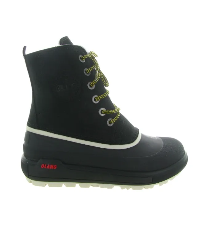 apres ski bottes fourrees - Bottine chaude - femme - Cuir - Noir - Olang