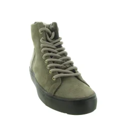 apres ski bottes fourrees - Botte de neige - femme - Nubuck - Kaki - Black stone