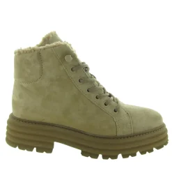 apres ski bottes fourrees - Botte de neige - femme - Nubuck - Beige - Alpe