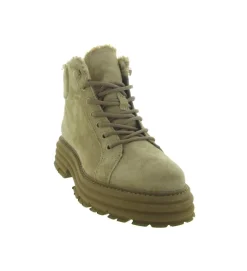 apres ski bottes fourrees - Botte de neige - femme - Nubuck - Beige - Alpe