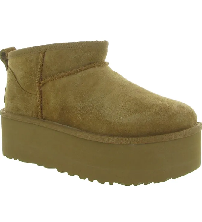 apres ski bottes fourrees - Bottine chaude - femme - Nubuck - Chestnut - Ugg australia