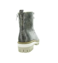 apres ski bottes fourrees - Botte de neige - femme - Cuir - Gris - New italia shoes