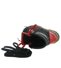 apres ski bottes fourrees - Botte de neige - femme - Cuir - Noir - La thuile