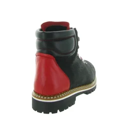 apres ski bottes fourrees - Botte de neige - femme - Cuir - Noir - La thuile