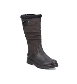 apres ski bottes fourrees - Botte de neige - femme - Synthétique - Marron - Rieker