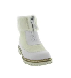 apres ski bottes fourrees - Botte de neige - femme - Fourrure - Blanc - Oscar