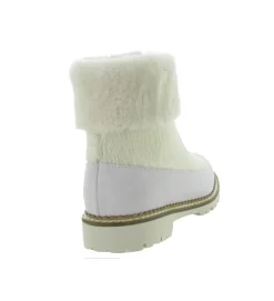 apres ski bottes fourrees - Botte de neige - femme - Fourrure - Blanc - Oscar