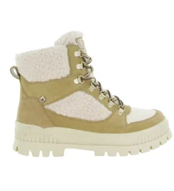 apres ski bottes fourrees - Botte de neige - femme - Cuir - Marron - Rieker