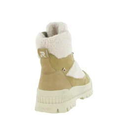 apres ski bottes fourrees - Botte de neige - femme - Cuir - Marron - Rieker