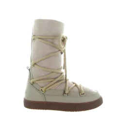 apres ski bottes fourrees - Bottine chaude - femme - Nubuck - Beige - Inuikii