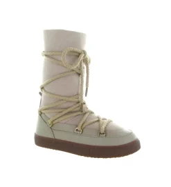 apres ski bottes fourrees - Bottine chaude - femme - Nubuck - Beige - Inuikii