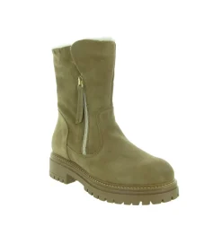 apres ski bottes fourrees - Botte de neige - femme - Cuir - Beige - Armando