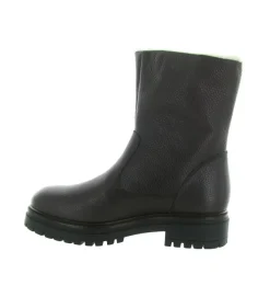 apres ski bottes fourrees - Botte de neige - femme - Cuir - Noir - Armando