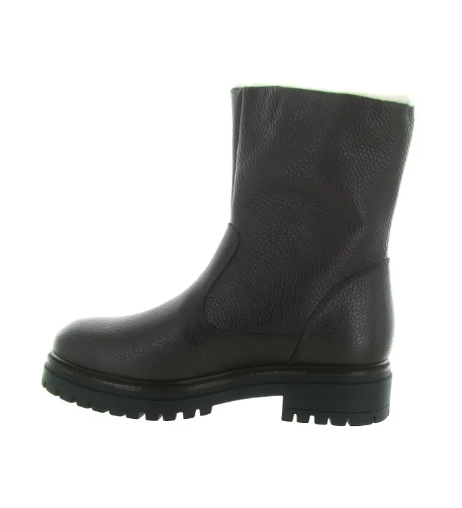 apres ski bottes fourrees - Botte de neige - femme - Cuir - Noir - Armando