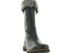 apres ski bottes fourrees - Botte de neige - femme - Cuir - Noir - Panama jack