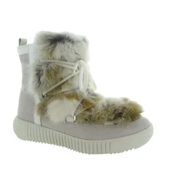 apres ski bottes fourrees - Bottine chaude - femme - Fourrure - Blanc - Pajar
