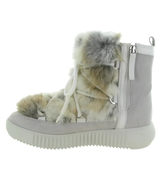 apres ski bottes fourrees - Bottine chaude - femme - Fourrure - Blanc - Pajar