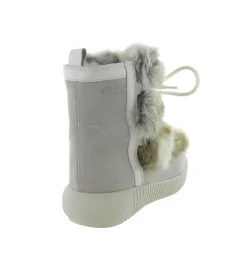 apres ski bottes fourrees - Bottine chaude - femme - Fourrure - Blanc - Pajar