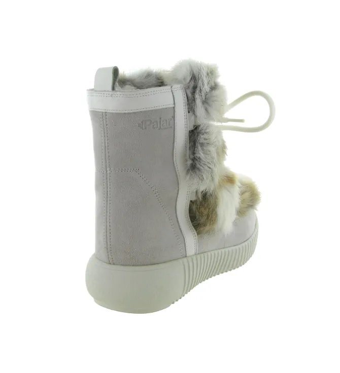 apres ski bottes fourrees - Bottine chaude - femme - Fourrure - Blanc - Pajar