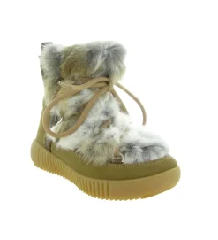 apres ski bottes fourrees - Bottine chaude - femme - Fourrure - Beige - Pajar