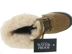 apres ski bottes fourrees - Botte de neige - femme - Cuir - Marron - Ugg australia