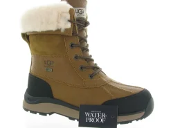 apres ski bottes fourrees - Botte de neige - femme - Cuir - Marron - Ugg australia