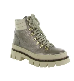 apres ski bottes fourrees - Chaussure neige - femme - Cuir - Argent - Armando