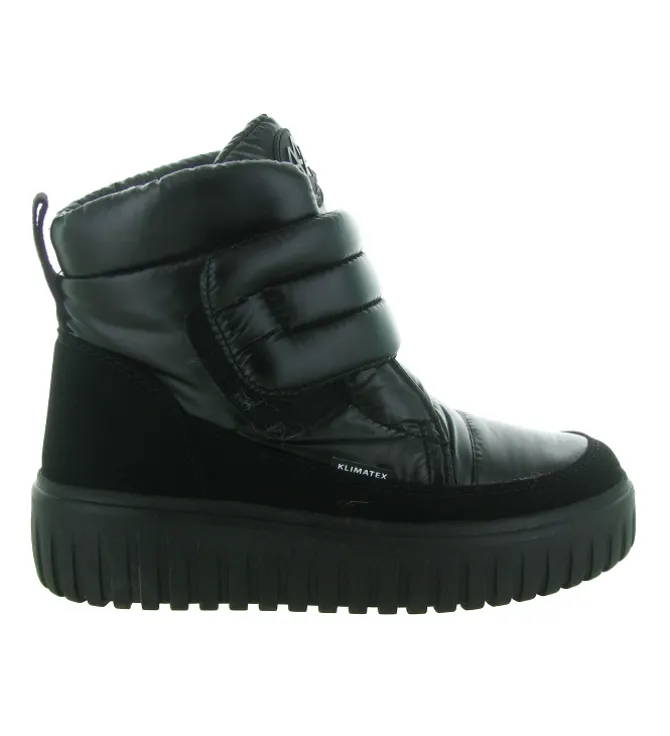 apres ski bottes fourrees - Chaussure neige - femme - Synthétique - Noir - La thuile
