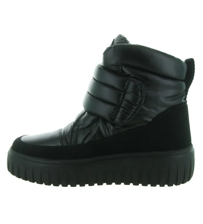 apres ski bottes fourrees - Chaussure neige - femme - Synthétique - Noir - La thuile