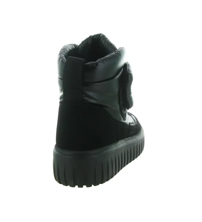 apres ski bottes fourrees - Chaussure neige - femme - Synthétique - Noir - La thuile