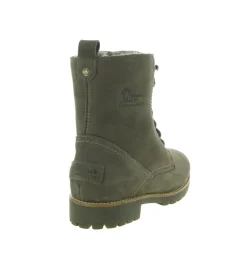 apres ski bottes fourrees - Chaussure neige - femme - Cuir - Taupe - Panama jack