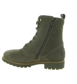 apres ski bottes fourrees - Chaussure neige - femme - Cuir - Taupe - Panama jack