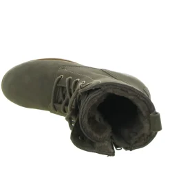 apres ski bottes fourrees - Chaussure neige - femme - Cuir - Taupe - Panama jack