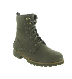 apres ski bottes fourrees - Chaussure neige - femme - Cuir - Taupe - Panama jack