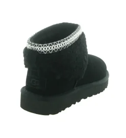 apres ski bottes fourrees - Chaussure neige - femme - Nubuck - Noir - Ugg australia