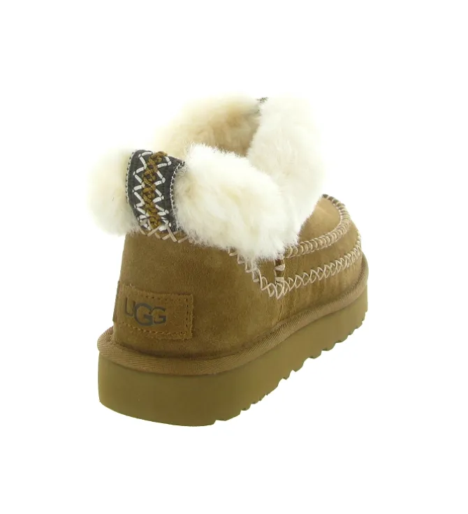 apres ski bottes fourrees - Chaussure neige - femme - Nubuck - Crème - Ugg australia