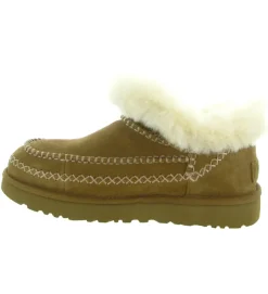 apres ski bottes fourrees - Chaussure neige - femme - Nubuck - Crème - Ugg australia