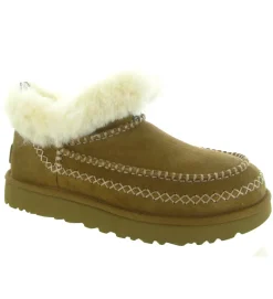 apres ski bottes fourrees - Chaussure neige - femme - Nubuck - Crème - Ugg australia
